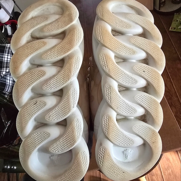 VERSACE CHAIN REACTION Platform Sneakers Size EU 37.5 US 7.5 Made in Italy RARE - Picture 6 of 6